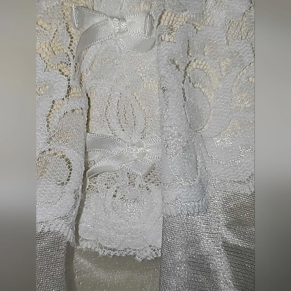American Vintage Womens White Mel Lin Lingerie Cami Top Silky Soft - Picture 3 of 6